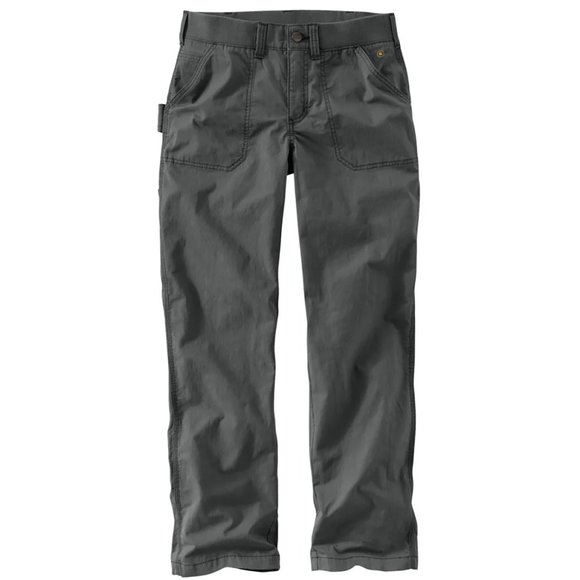 Carhartt Womens Force Rugged Flex Lakota Gray Relaxed Fit 10 Large - Picture 2 of 8